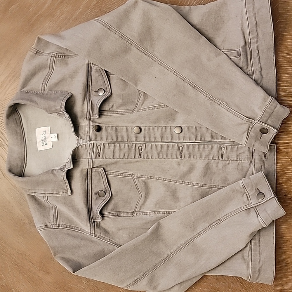 Market & Spruce Women's 2X Jean Jacket